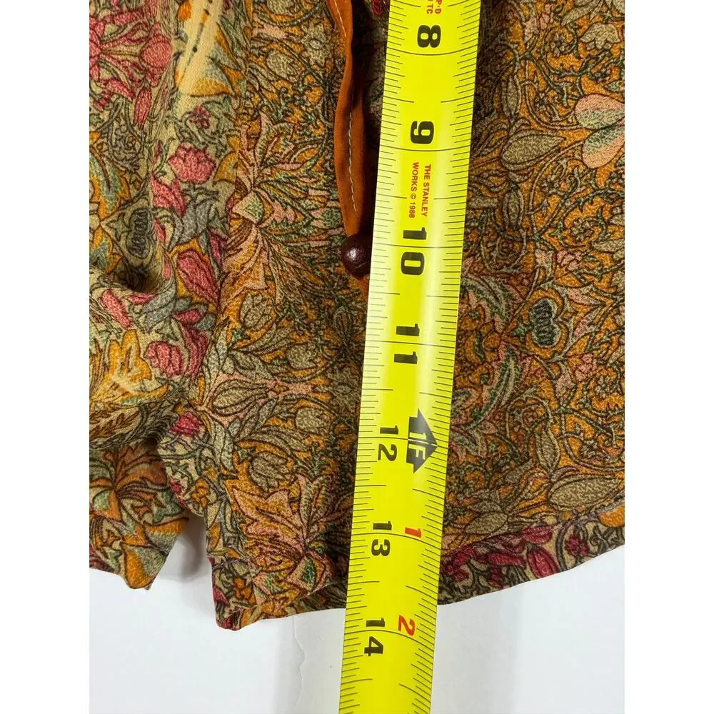 RR HAWAII Resort Floral Boho Drawstring Shorts Large